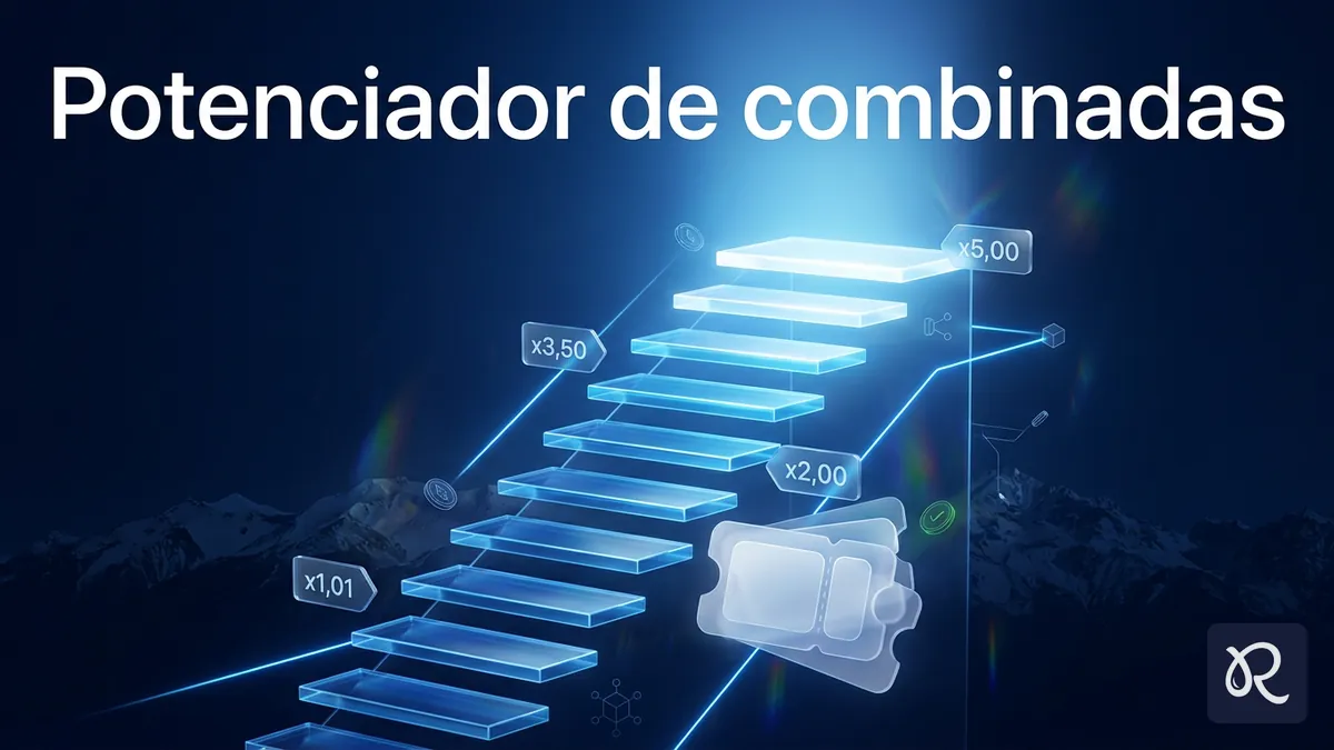 Escalera de multiplicadores del ComboBoost en apuestas combinadas de Rainbet Chile
