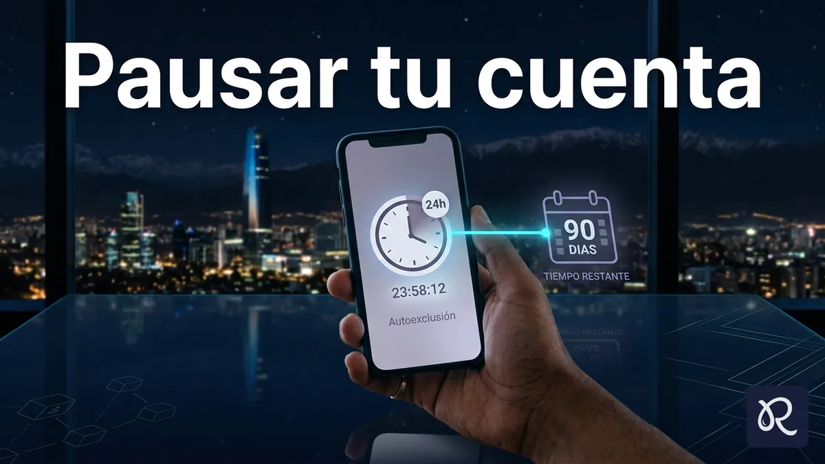 Plazos de autoexclusión y pausa de cuenta en Rainbet Chile